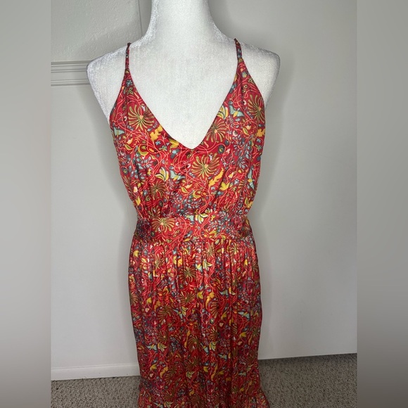 Ellen Weaver High Low Sundress size M - Picture 2 of 8